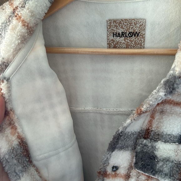 Fall Shacket - Cream, Rust and Grey striped - Picture 4 of 4